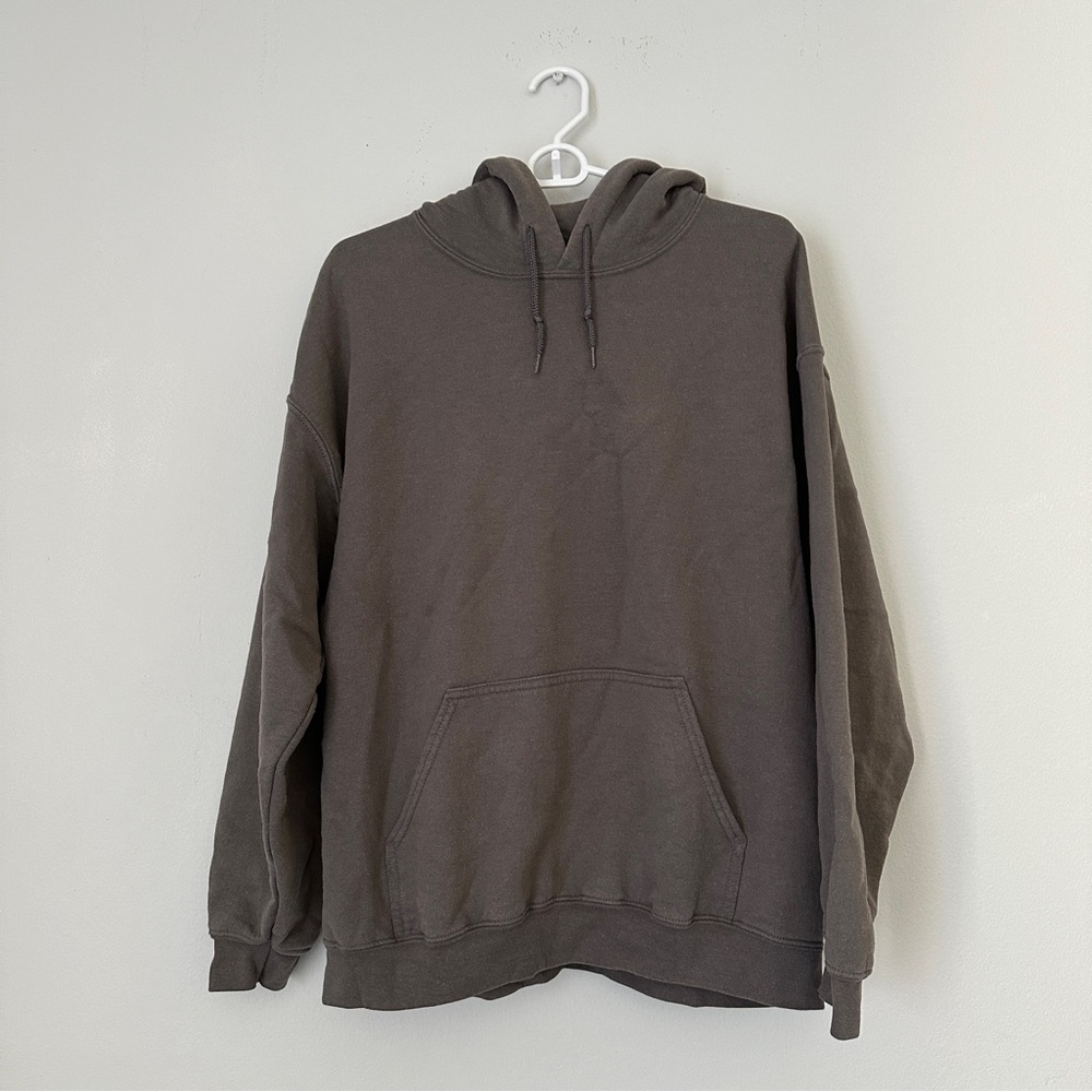 Grey Unisex Pullover Hoodie